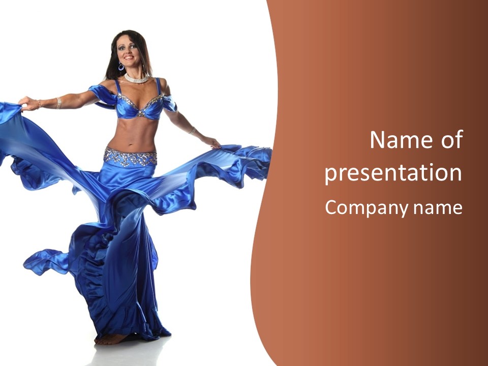 Arabic Dance Background PowerPoint Template