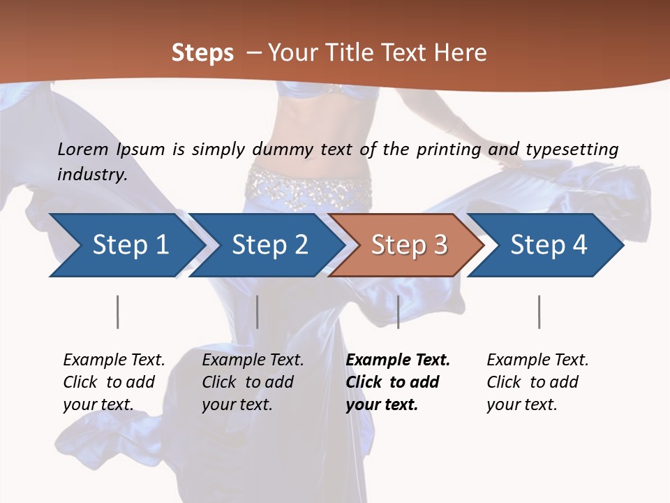 Arabic Dance Background PowerPoint Template