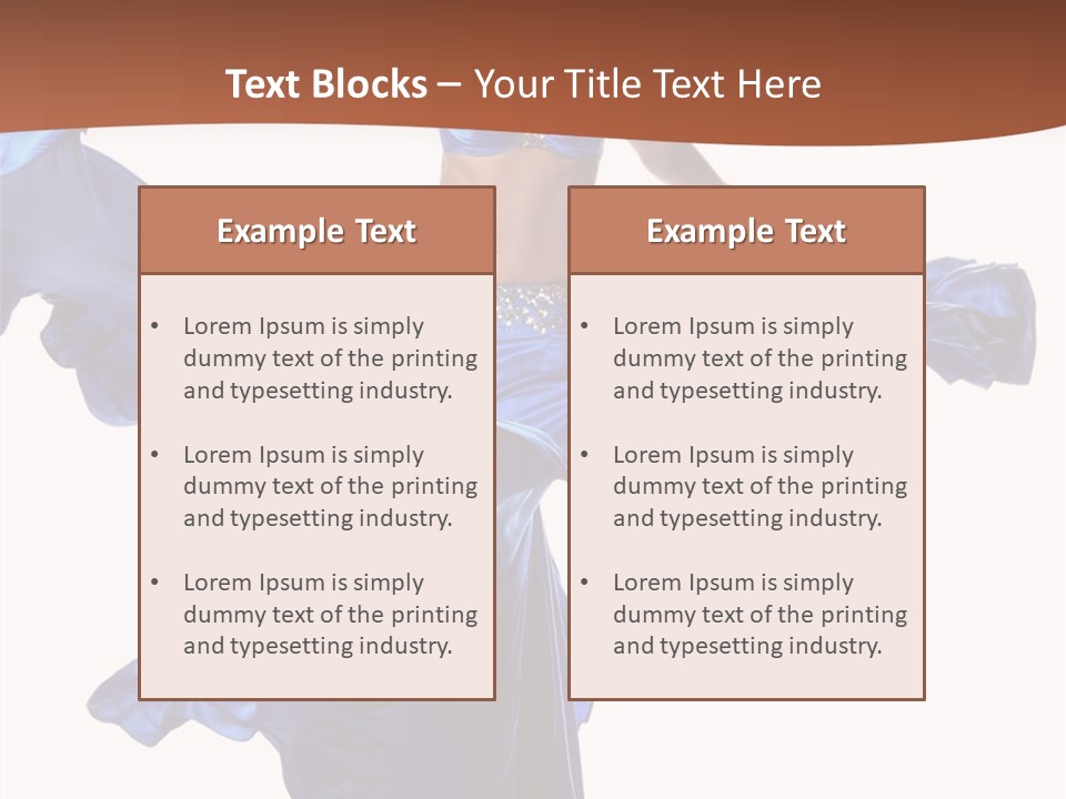 Arabic Dance Background PowerPoint Template