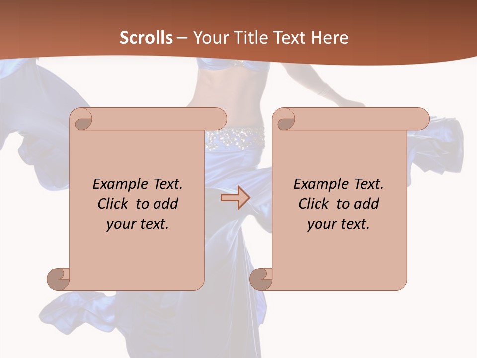 Arabic Dance Background PowerPoint Template