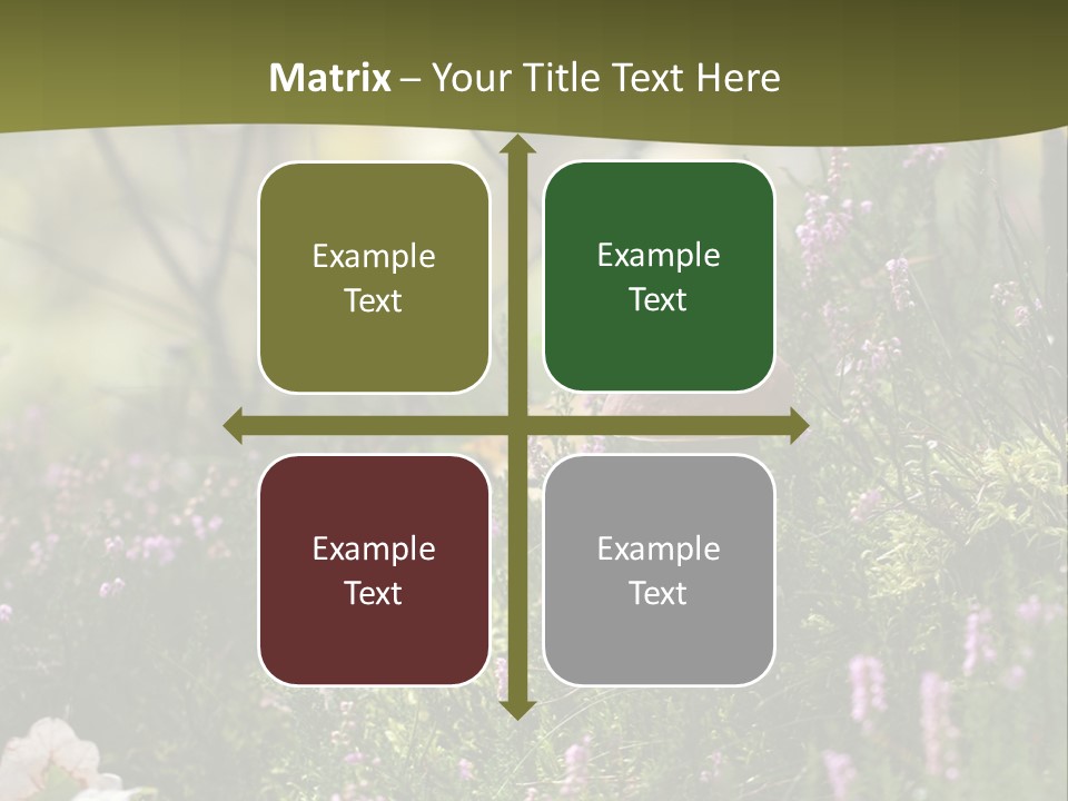 Outdoors Heather Forest PowerPoint Template