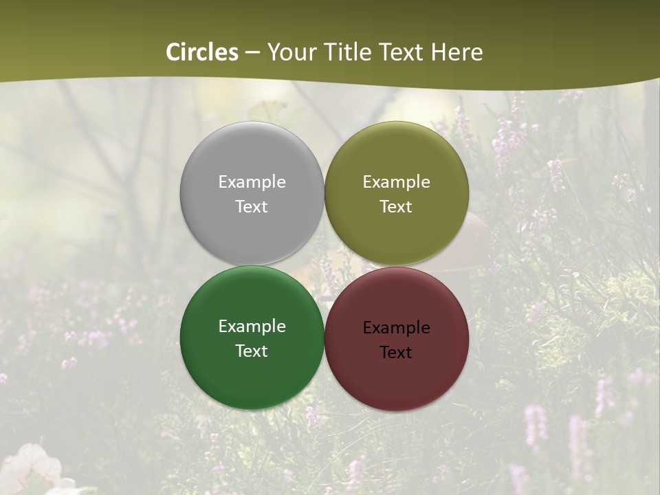 Outdoors Heather Forest PowerPoint Template