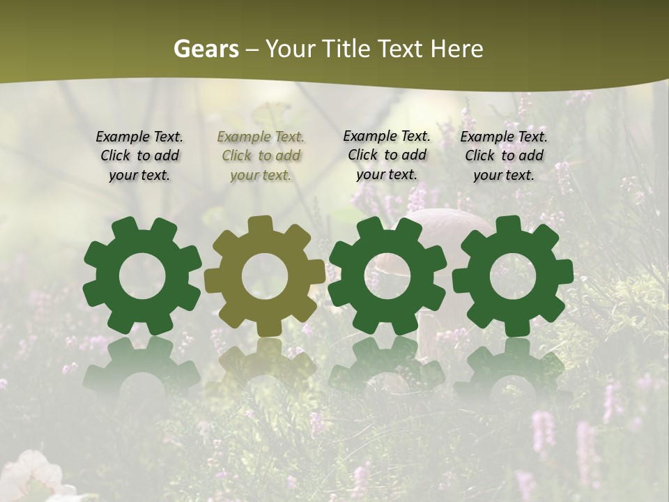 Outdoors Heather Forest PowerPoint Template