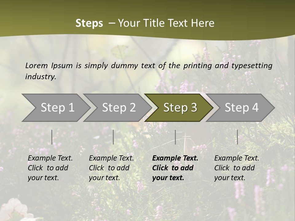 Outdoors Heather Forest PowerPoint Template