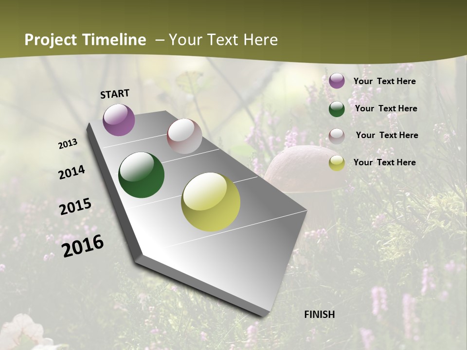 Outdoors Heather Forest PowerPoint Template