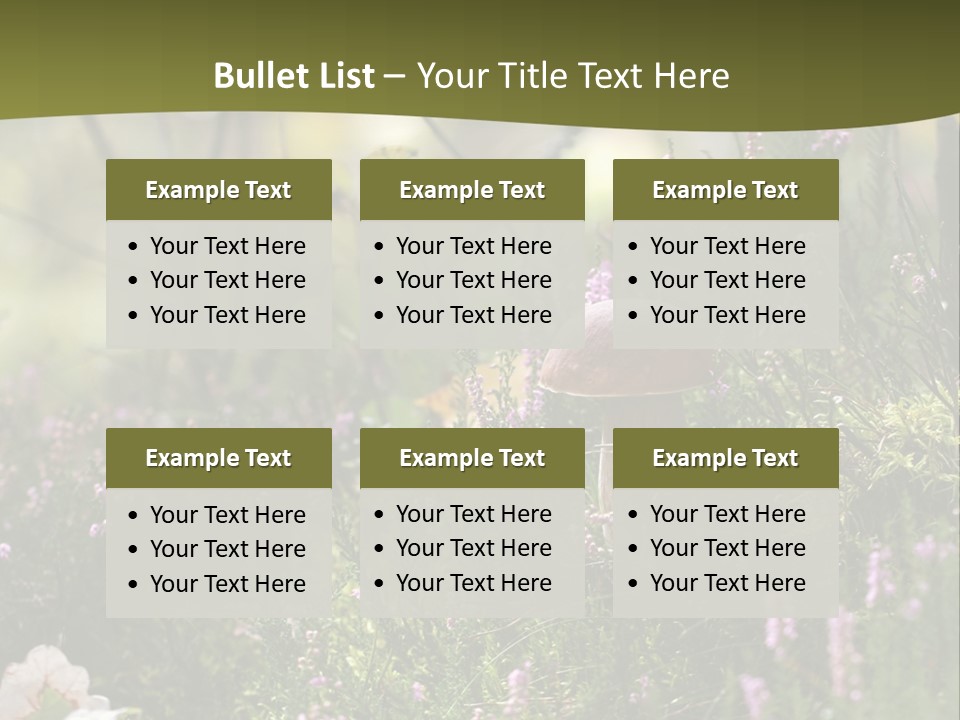Outdoors Heather Forest PowerPoint Template