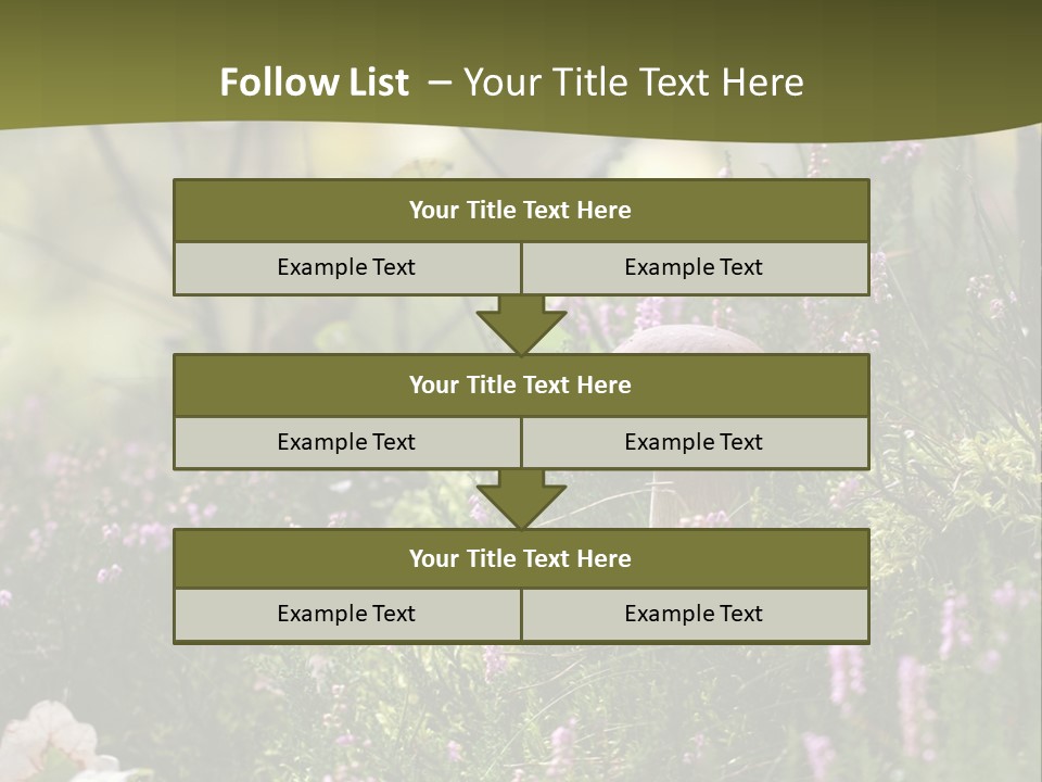 Outdoors Heather Forest PowerPoint Template