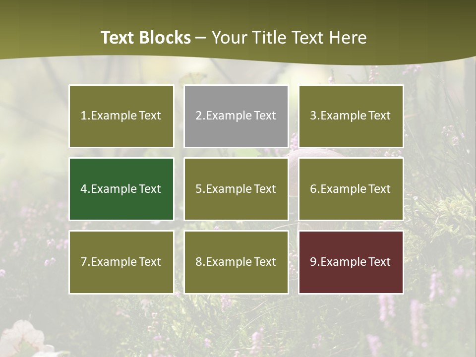 Outdoors Heather Forest PowerPoint Template