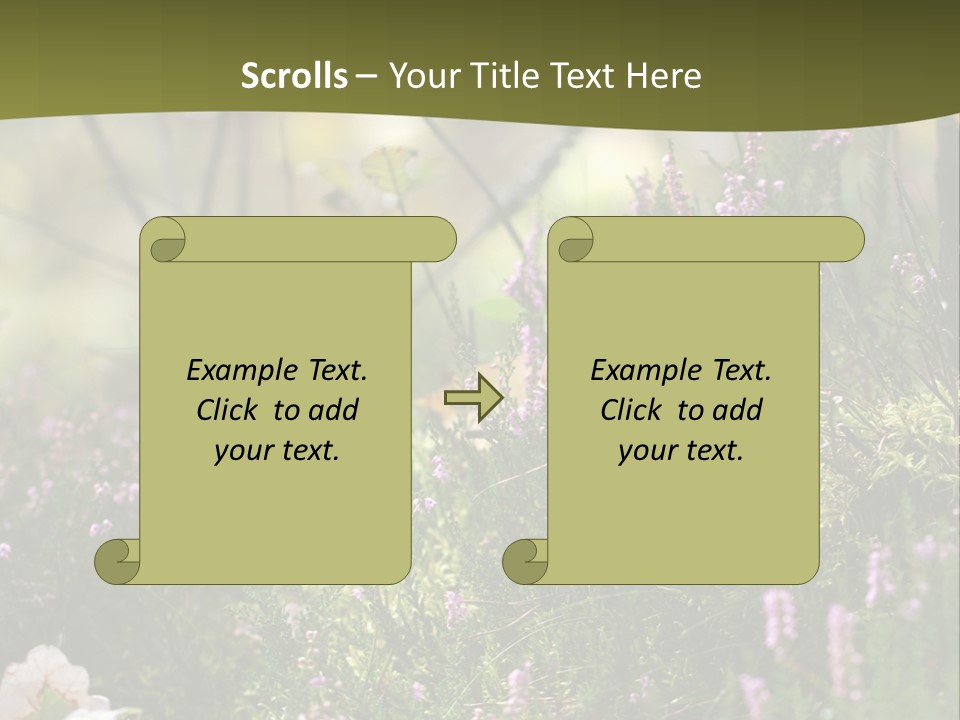 Outdoors Heather Forest PowerPoint Template