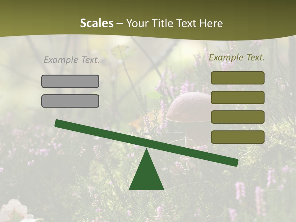Outdoors Heather Forest PowerPoint Template