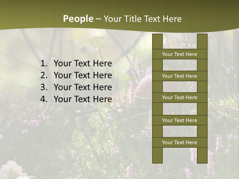 Outdoors Heather Forest PowerPoint Template