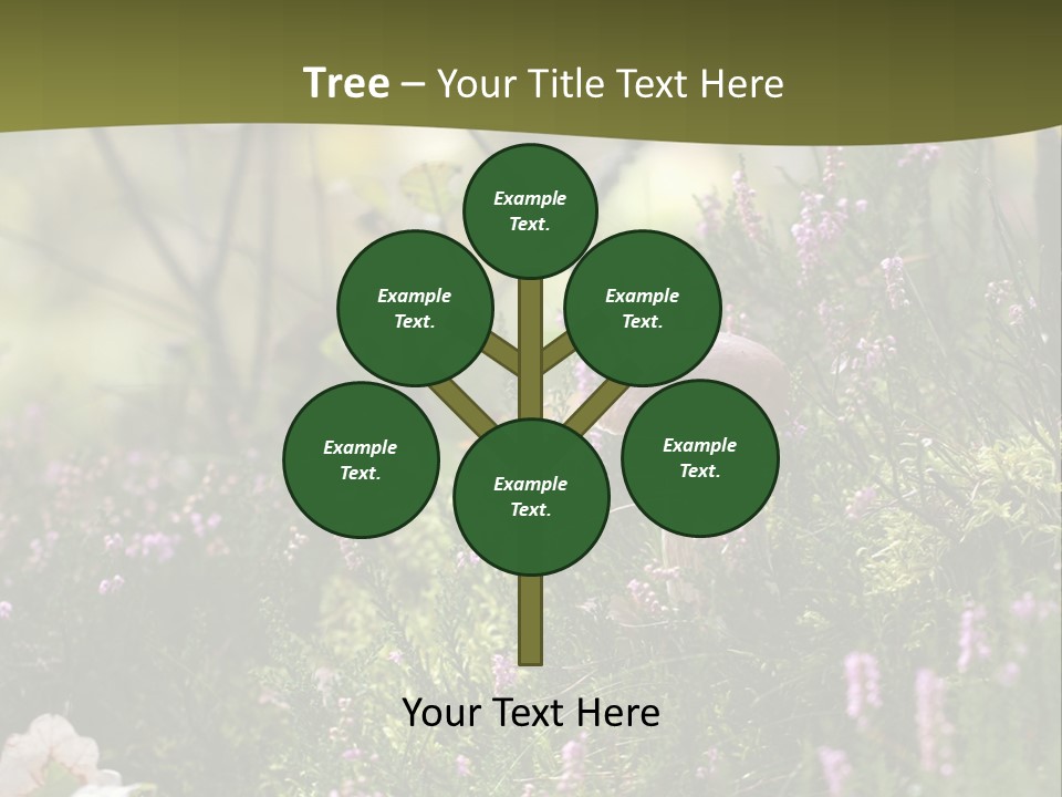 Outdoors Heather Forest PowerPoint Template