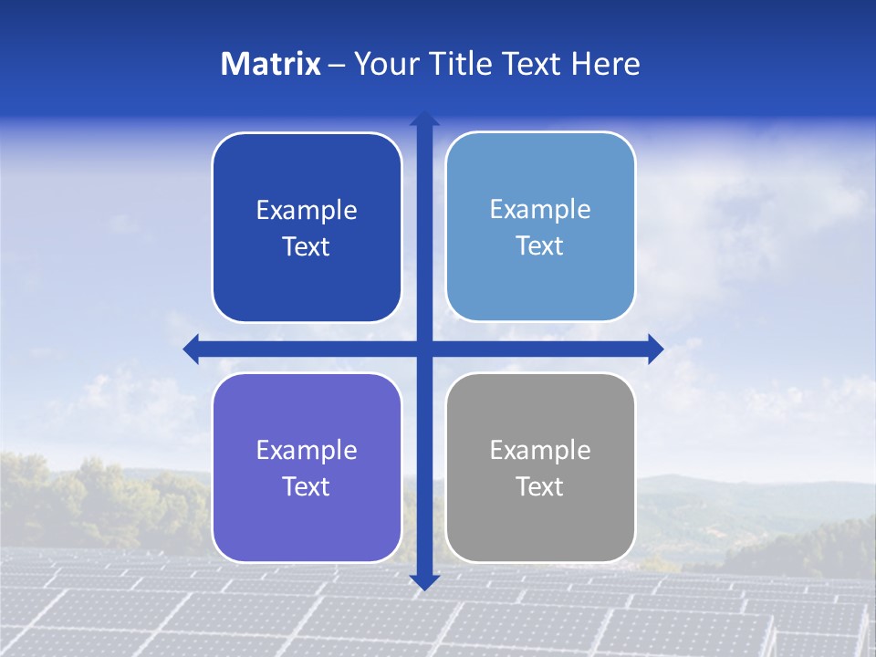 Range Electricity Ecological PowerPoint Template