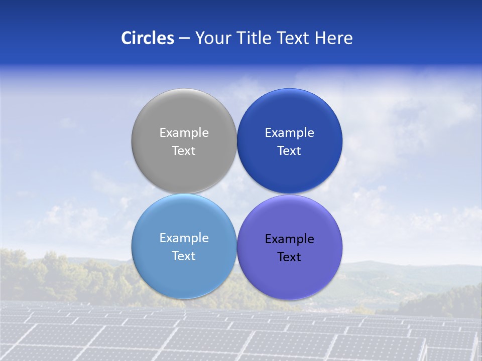 Range Electricity Ecological PowerPoint Template