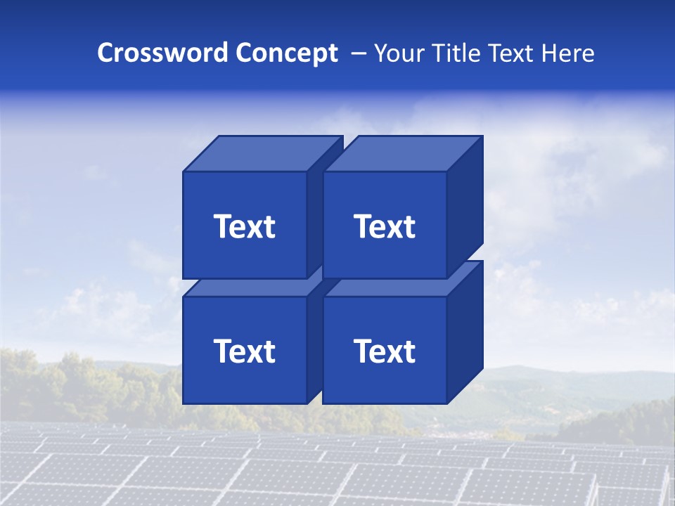 Range Electricity Ecological PowerPoint Template