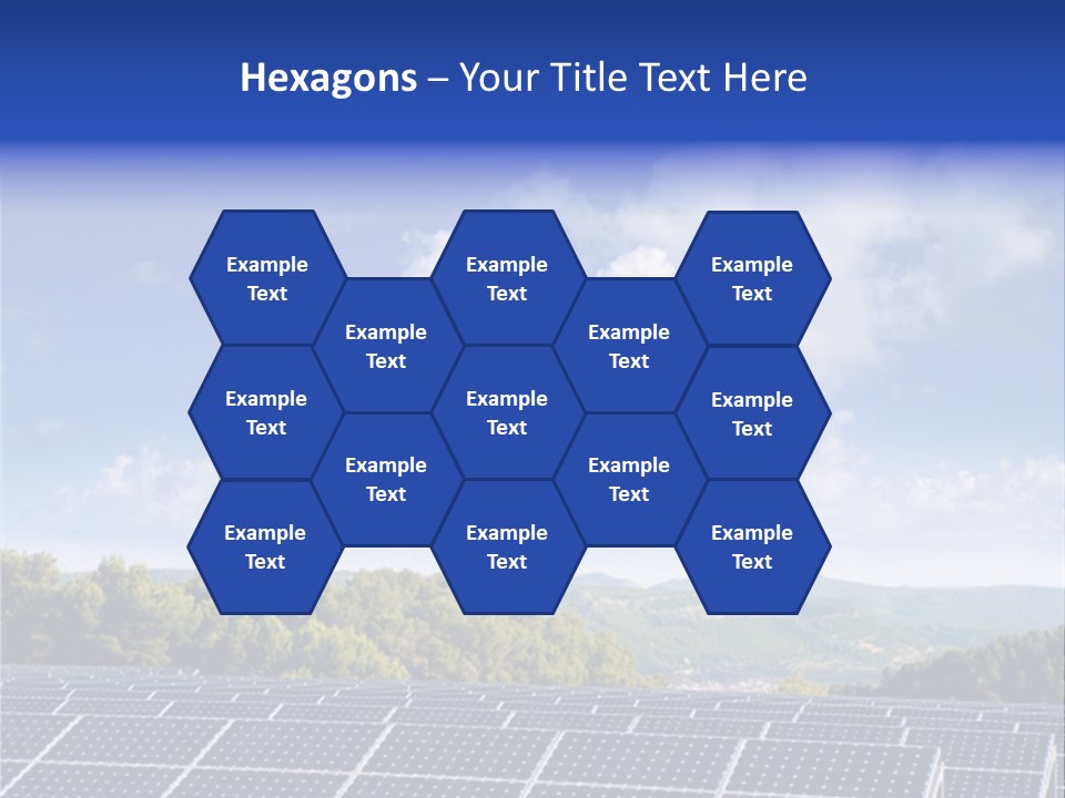 Range Electricity Ecological PowerPoint Template