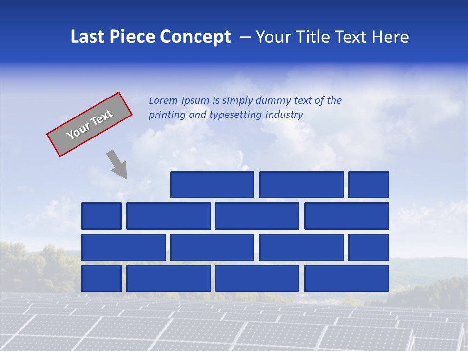 Range Electricity Ecological PowerPoint Template