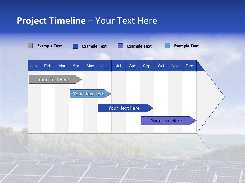 Range Electricity Ecological PowerPoint Template