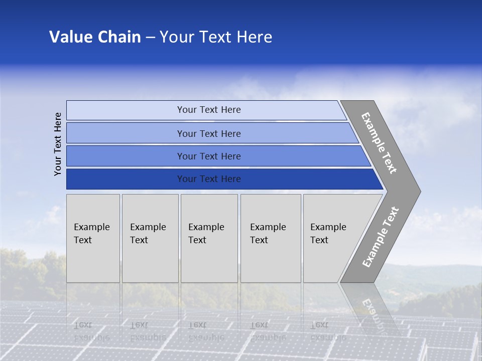 Range Electricity Ecological PowerPoint Template
