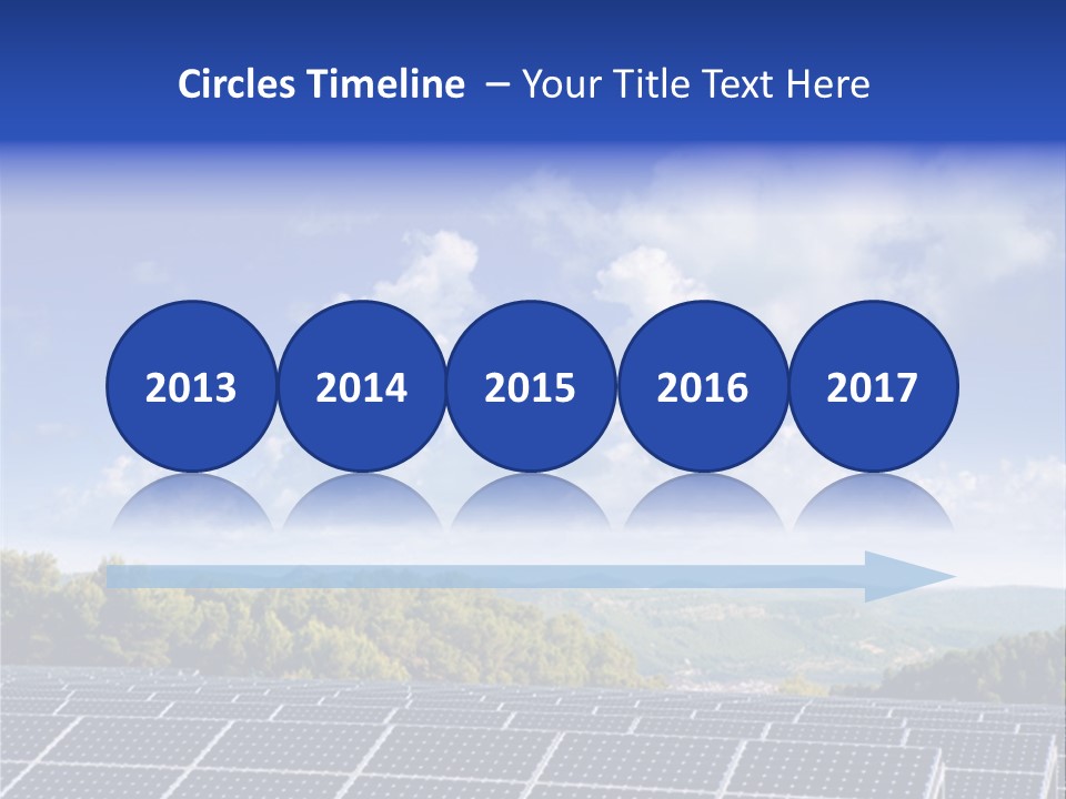 Range Electricity Ecological PowerPoint Template