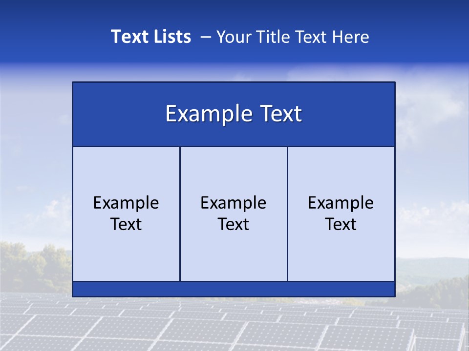 Range Electricity Ecological PowerPoint Template