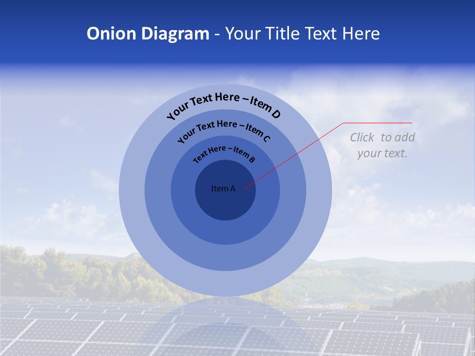Range Electricity Ecological PowerPoint Template
