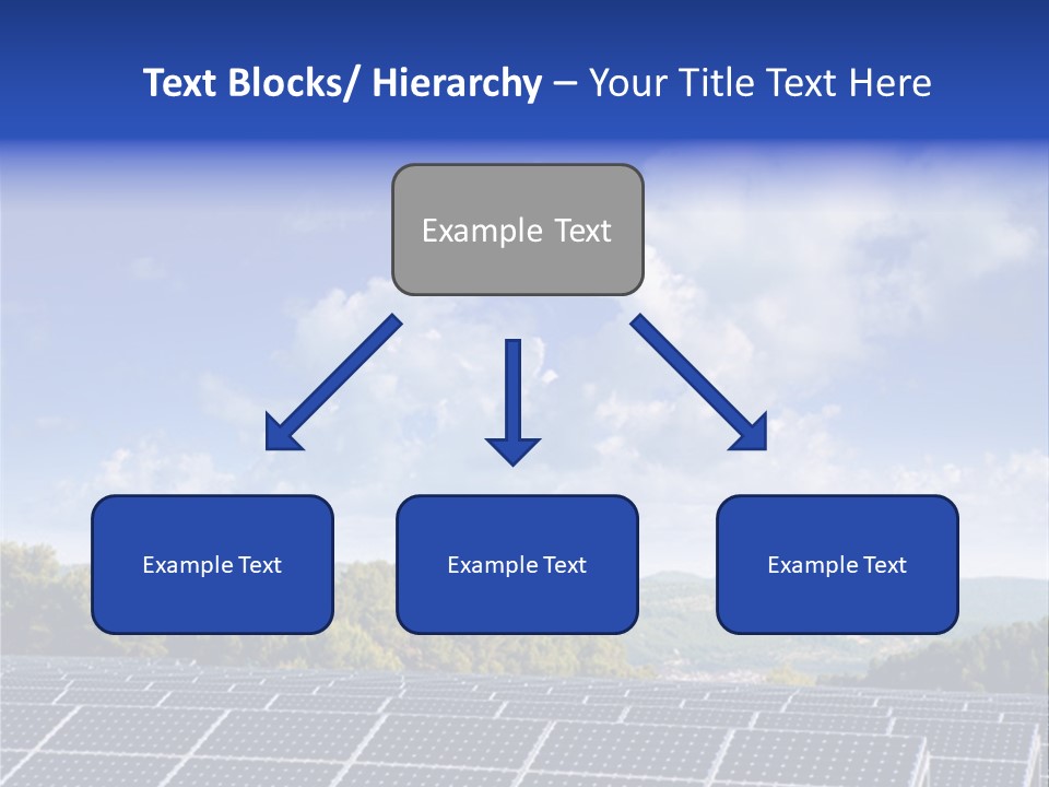 Range Electricity Ecological PowerPoint Template