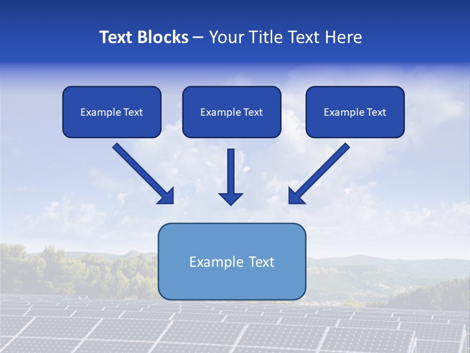 Range Electricity Ecological PowerPoint Template