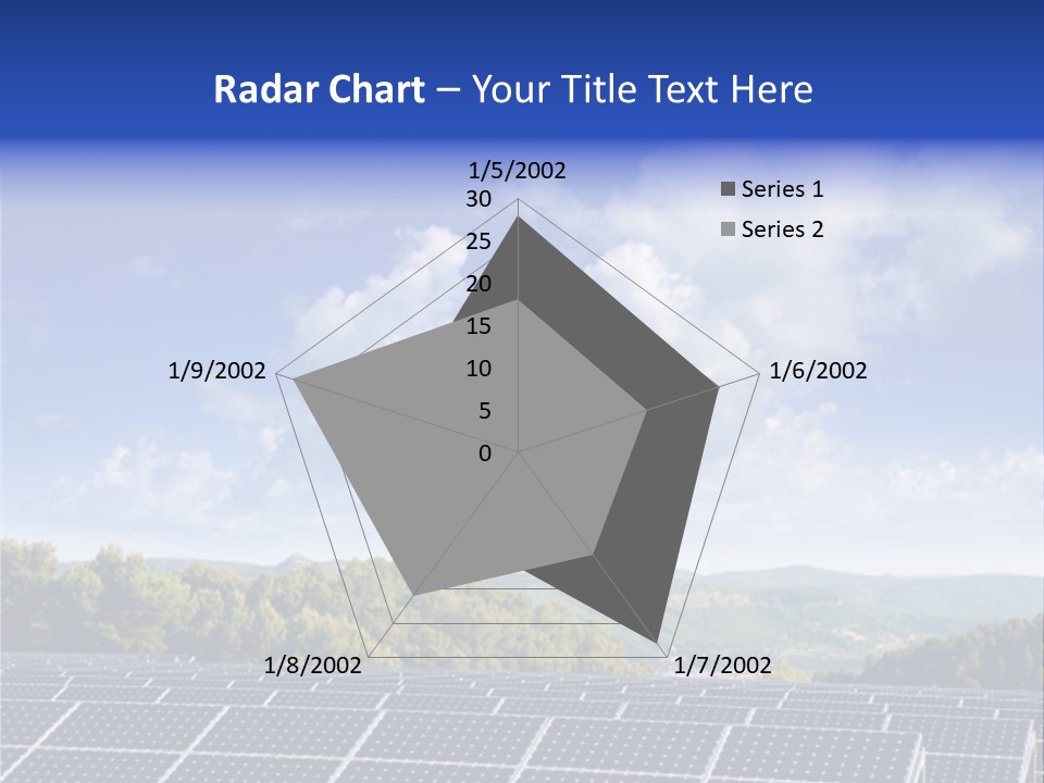 Range Electricity Ecological PowerPoint Template