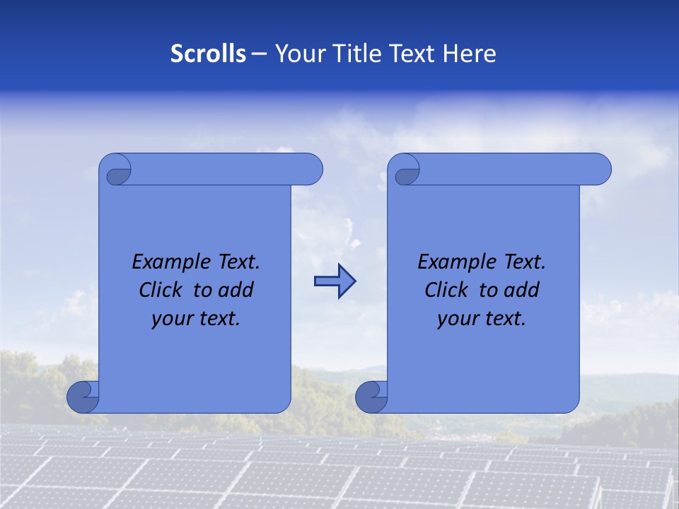 Range Electricity Ecological PowerPoint Template