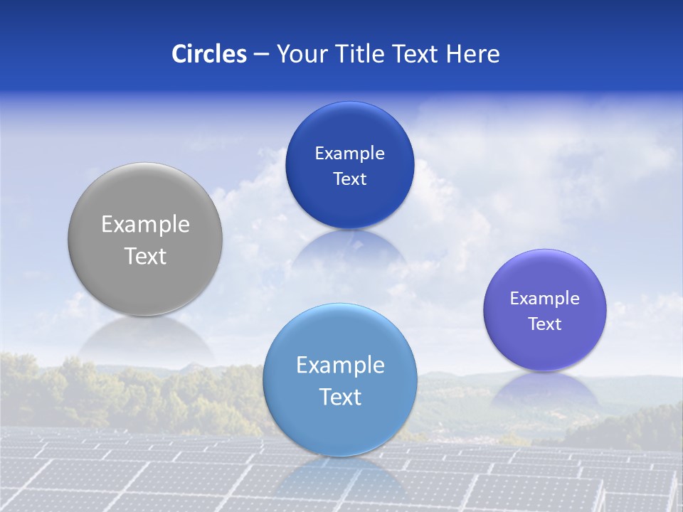 Range Electricity Ecological PowerPoint Template