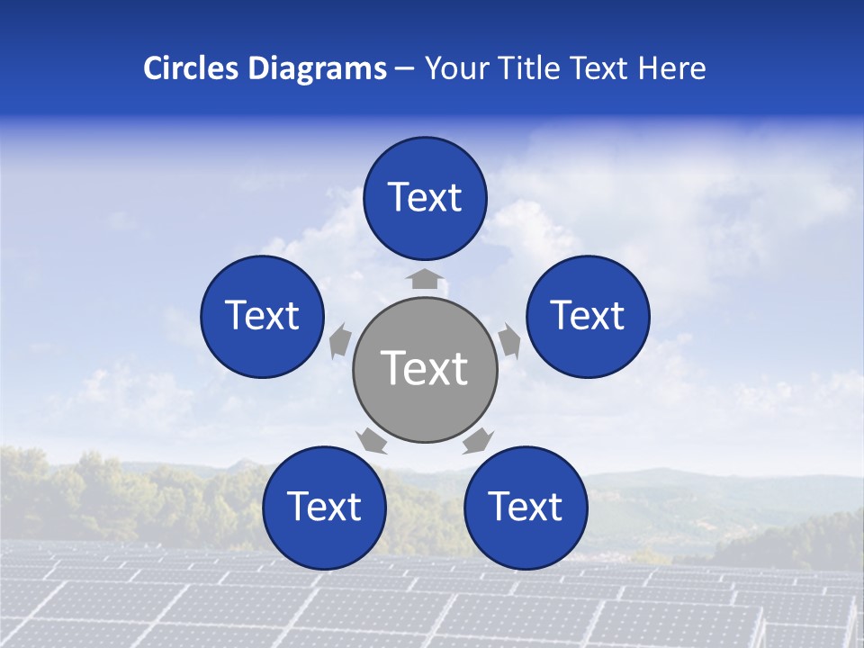 Range Electricity Ecological PowerPoint Template
