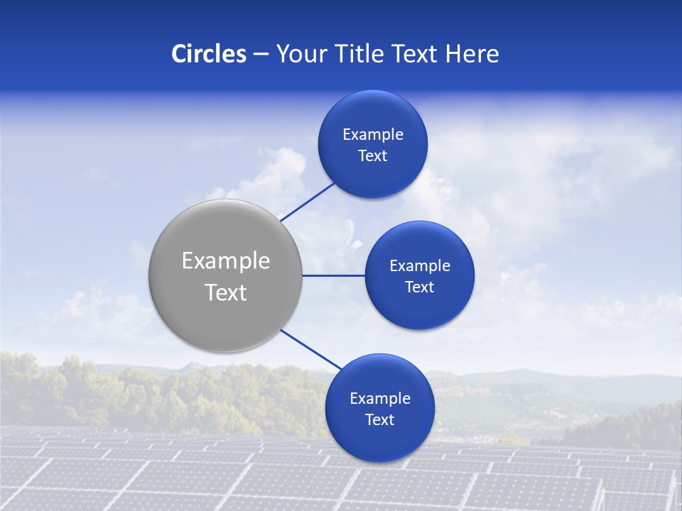 Range Electricity Ecological PowerPoint Template