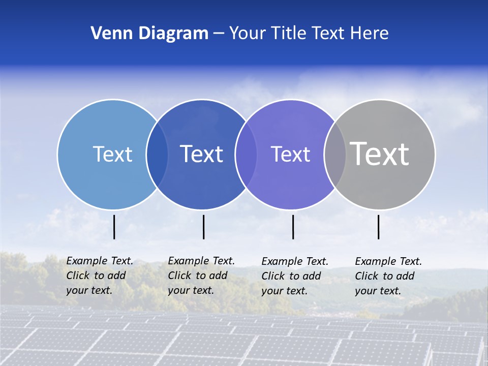 Range Electricity Ecological PowerPoint Template