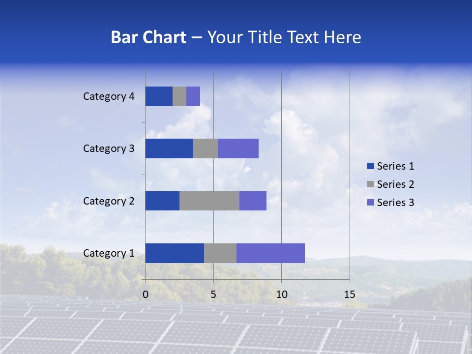 Range Electricity Ecological PowerPoint Template