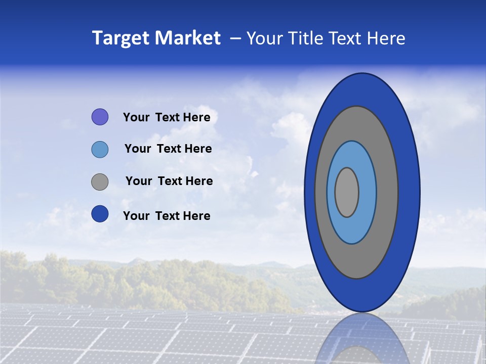 Range Electricity Ecological PowerPoint Template