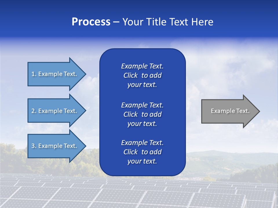 Range Electricity Ecological PowerPoint Template