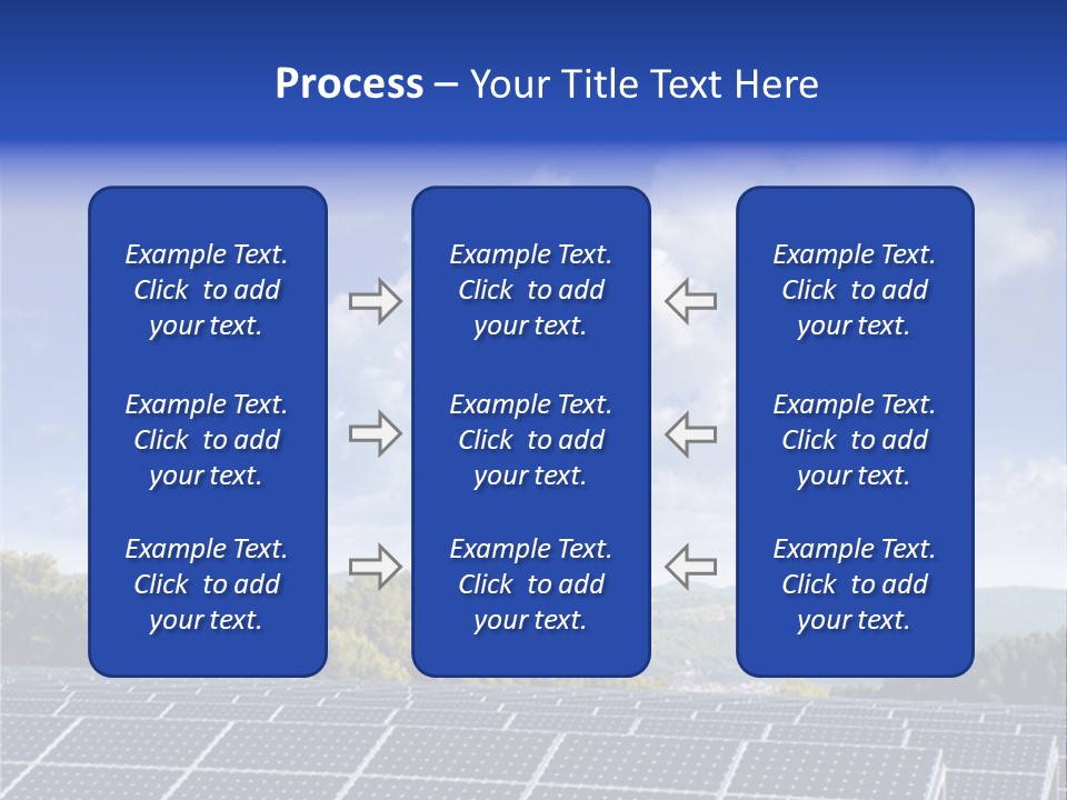 Range Electricity Ecological PowerPoint Template