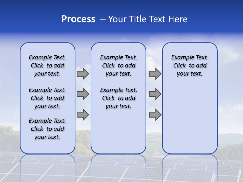 Range Electricity Ecological PowerPoint Template
