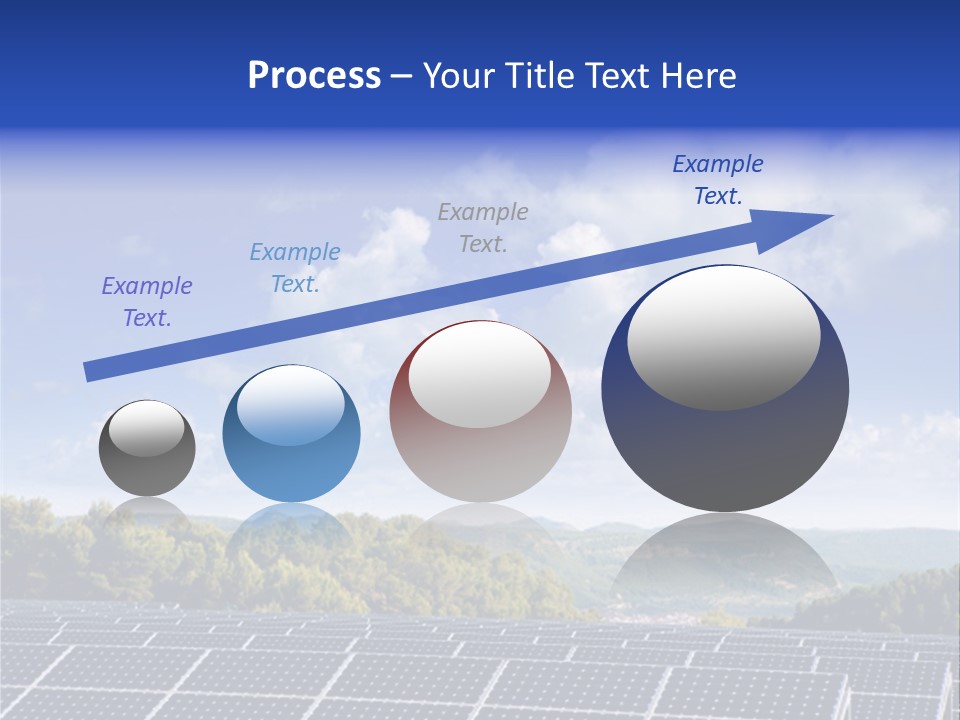 Range Electricity Ecological PowerPoint Template
