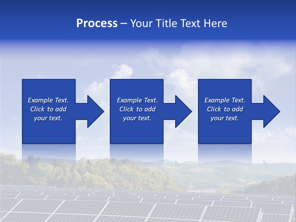 Range Electricity Ecological PowerPoint Template