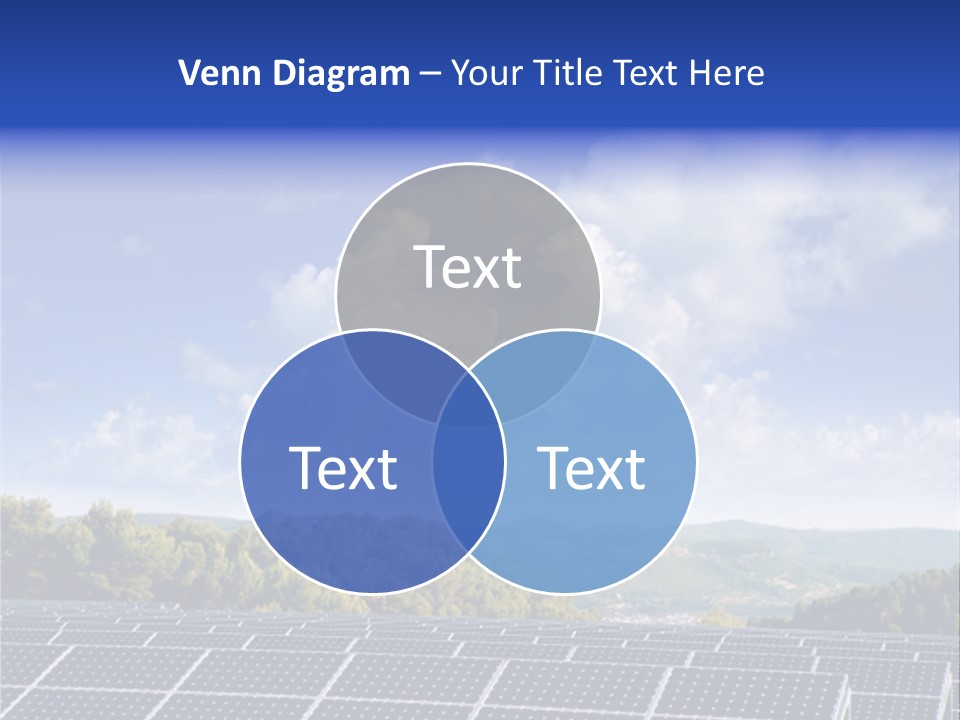 Range Electricity Ecological PowerPoint Template