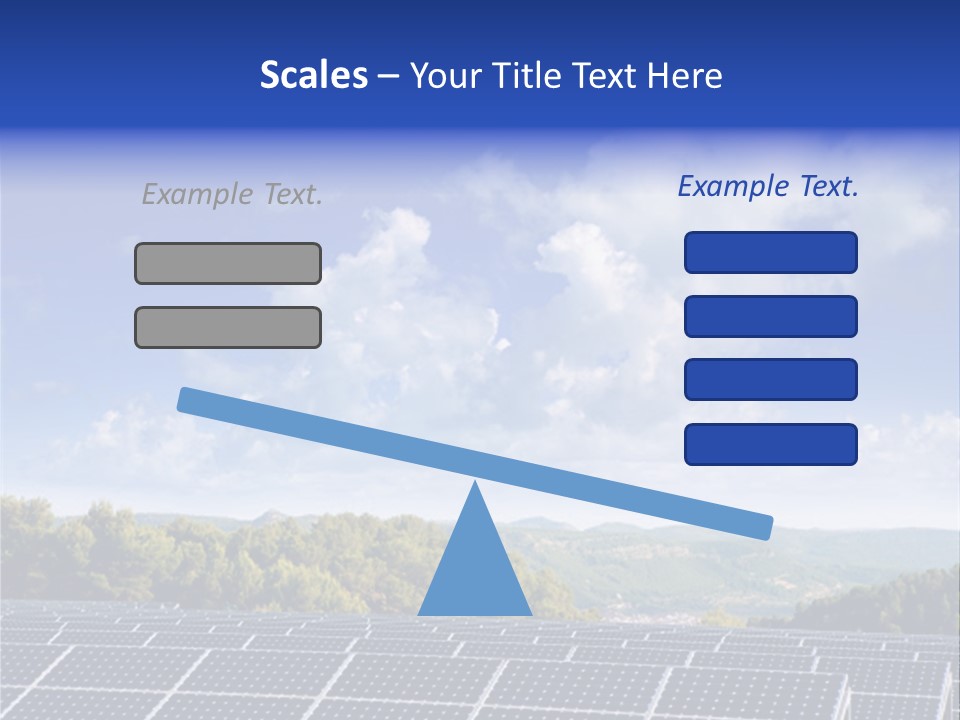 Range Electricity Ecological PowerPoint Template