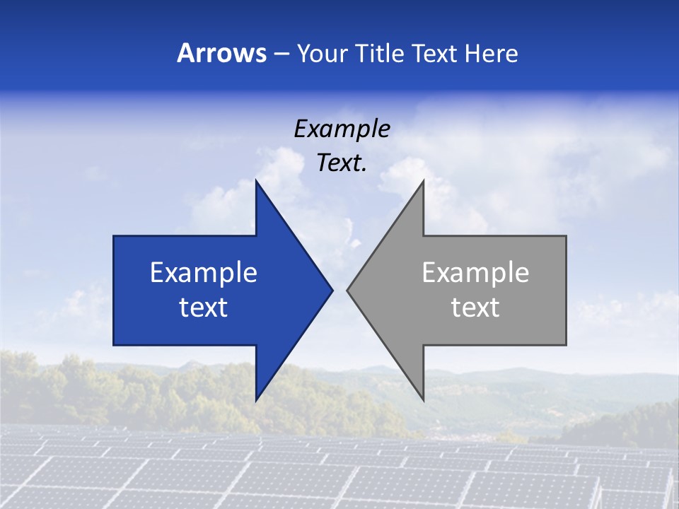 Range Electricity Ecological PowerPoint Template