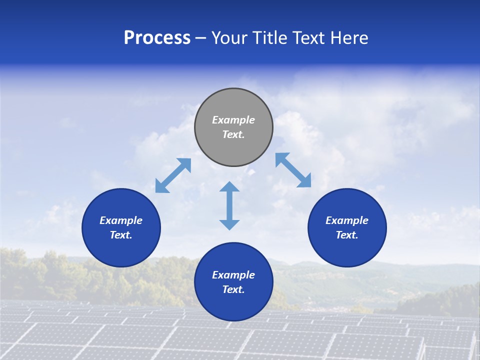 Range Electricity Ecological PowerPoint Template