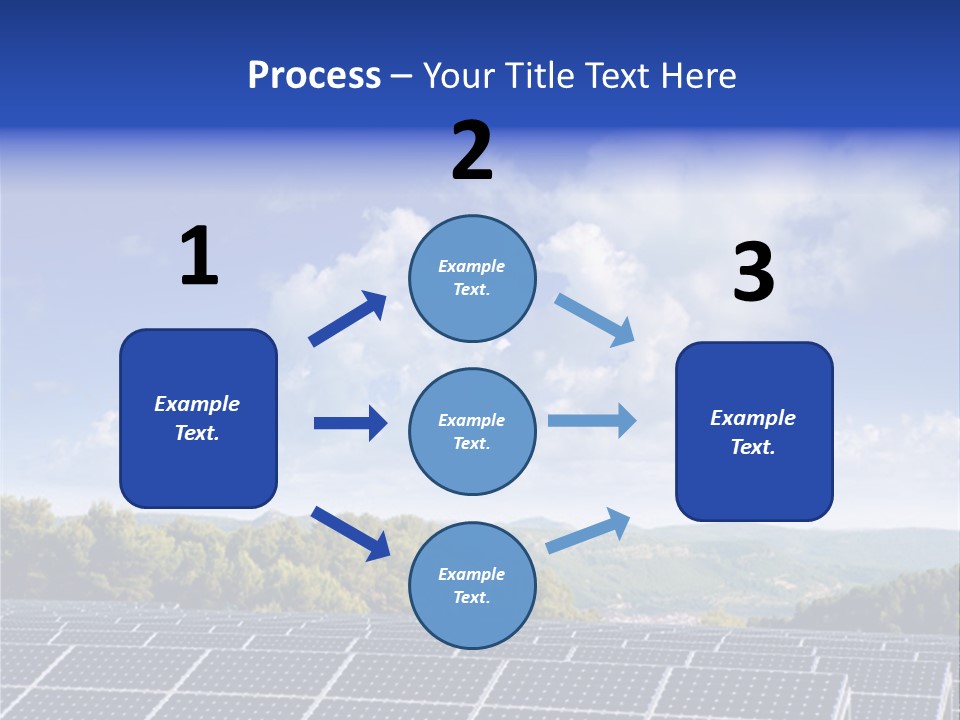 Range Electricity Ecological PowerPoint Template