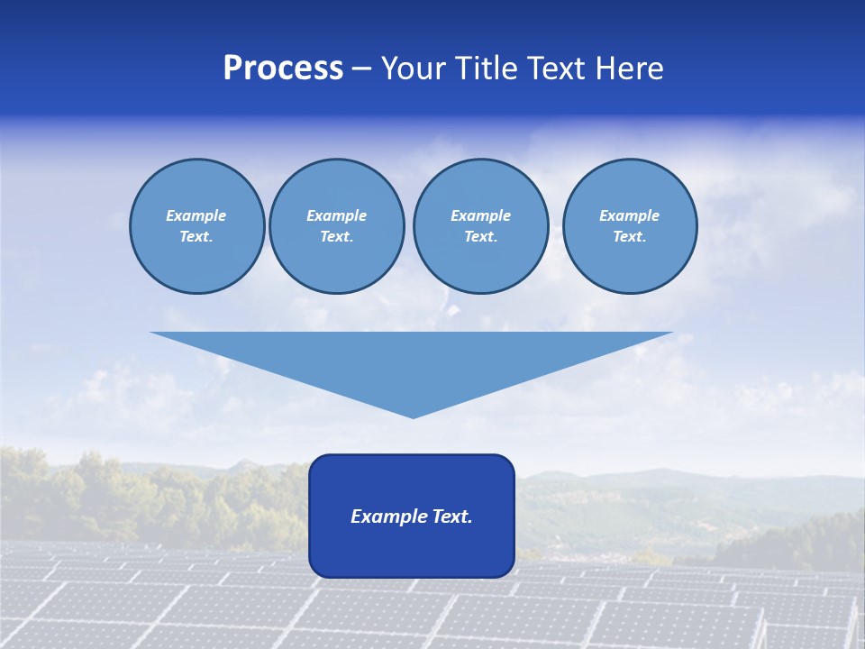 Range Electricity Ecological PowerPoint Template