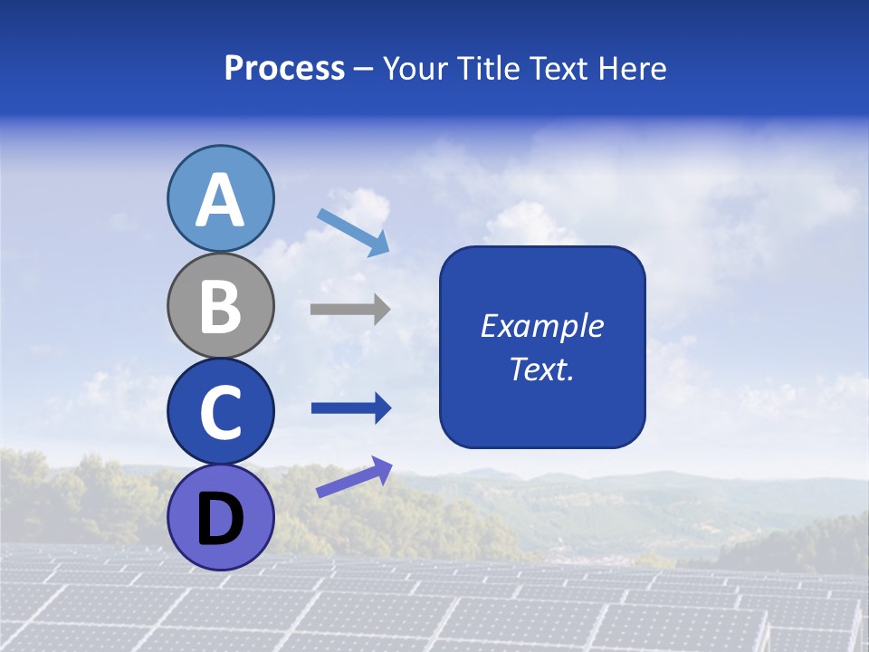 Range Electricity Ecological PowerPoint Template