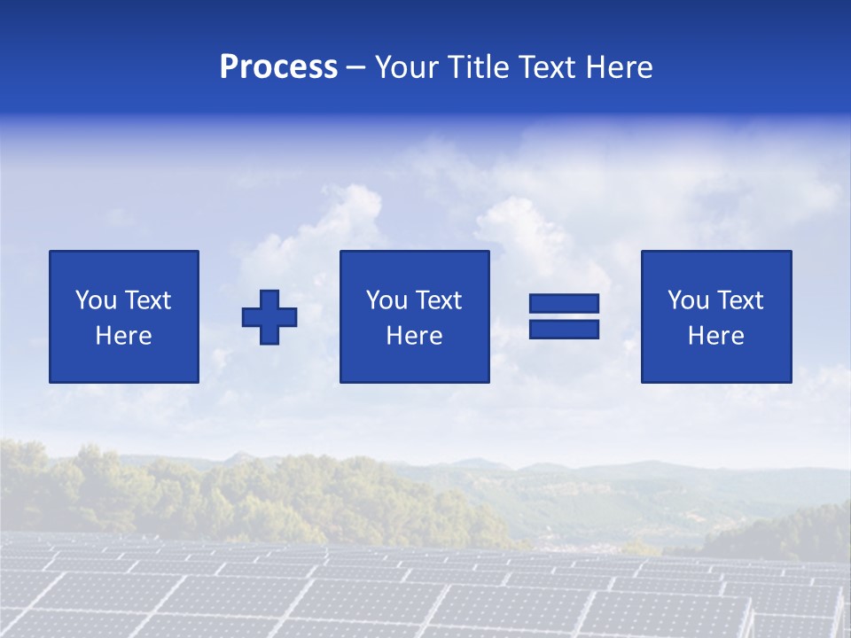 Range Electricity Ecological PowerPoint Template