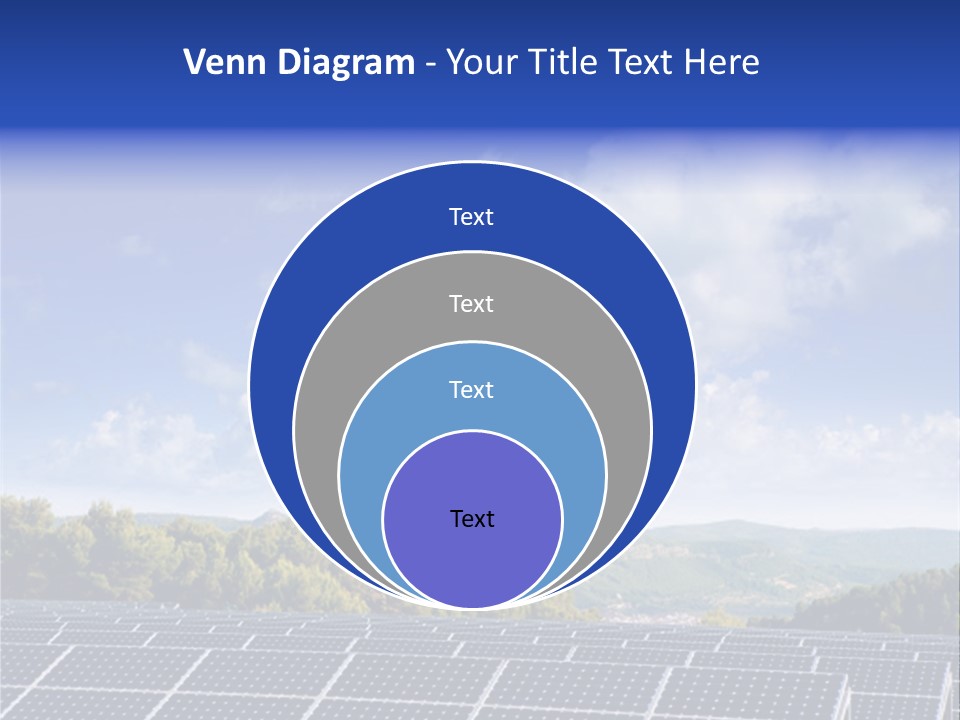 Range Electricity Ecological PowerPoint Template